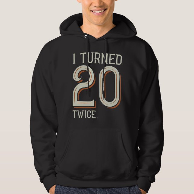 Ich habe 20 Mal gewechselt Hoodie (Vorderseite)