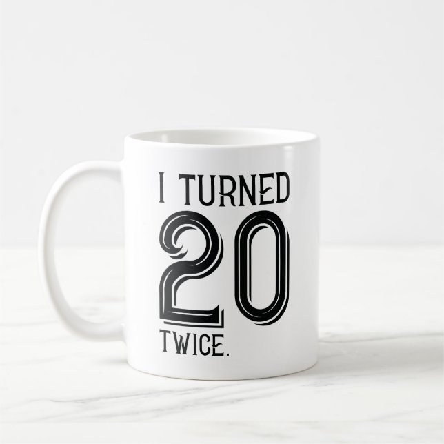Ich habe 20 Mal gewechselt Kaffeetasse (Links)
