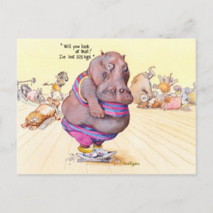 Ich habe 375 kg verloren! postkarte