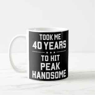 Ich habe 40 Jahre gebraucht, um den Gipfel gut zu  Kaffeetasse