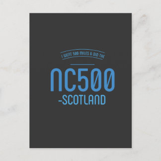Ich habe 500 nc500 Meilen T - Shirt Postkarte