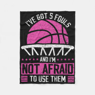 Ich habe 5 Fouls Got und ich bin nicht davor, sie  Fleecedecke