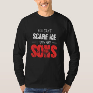 Ich habe 5 Söhne Mama Lady Female. T-Shirt