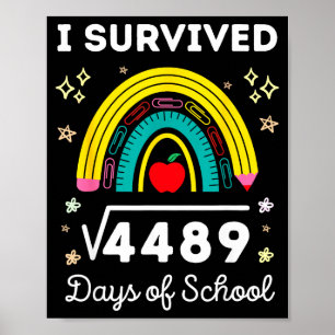 Ich habe 67 Quadratwurzel-Tage Schule lustiges Mem Poster