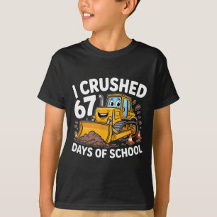 Ich habe 67 Schultage geschafft 67. Schultag Junge T-Shirt