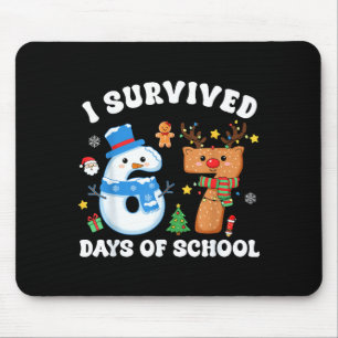 Ich habe 67 Schultage überlebt Lustiges Meme Six S Mousepad