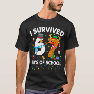 Ich habe 67 Schultage überlebt Lustiges Meme Six S T-Shirt
