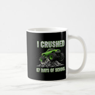 Ich habe 67 Schultage zerschmettert 6 7 Meme Lusti Kaffeetasse