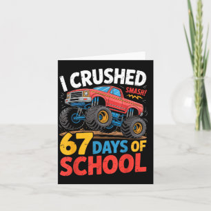 Ich habe 67 Tage Schul-Shirts Truck Studenten zerq Karte
