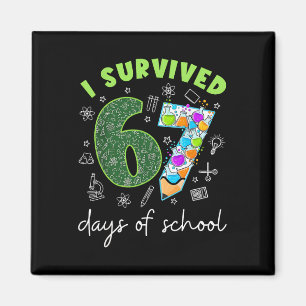 Ich habe 67 Tage Schule überlebt 67 Meme Wissensch Magnet