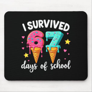 Ich habe 67 Tage Schule überlebt Eis am Stiel Lust Mousepad