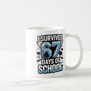 Ich habe 67 Tage Schule überlebt - Lehrer Schüler Kaffeetasse