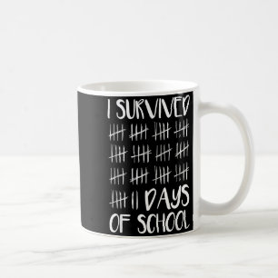 Ich habe 67 Tage Schule überlebt Lustiges 67 Meme Kaffeetasse