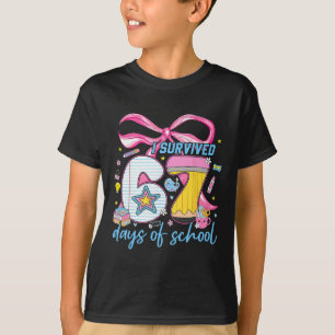 Ich habe 67 Tage Schule überlebt Lustiges Meme Kin T-Shirt