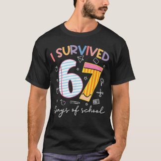 Ich habe 67 Tage Schule überlebt Six Seven Meme Le T-Shirt