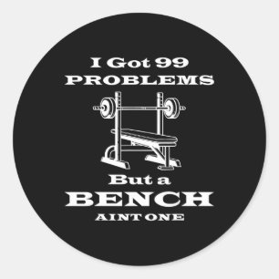 Ich habe 99 Probleme Got, aber ein kleiner Teil ei Runder Aufkleber