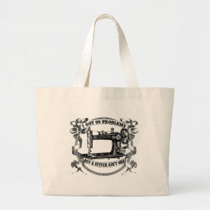 Ich habe 99 Probleme Got, aber ein Stich ist nicht Jumbo Stoffbeutel