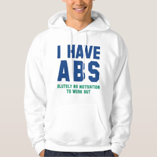 Ich habe Abs. Hoodie