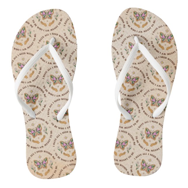 Ich habe alles flip flops (Fußbett)