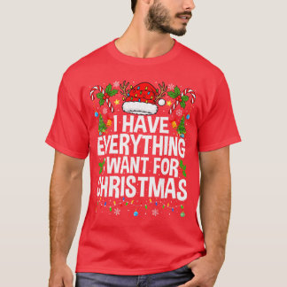 Ich habe alles, was ich brauche Paare Schlafanzug  T-Shirt