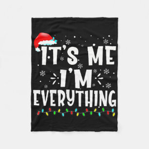 Ich habe alles, was ich zu Weihnachten will, ich b Fleecedecke