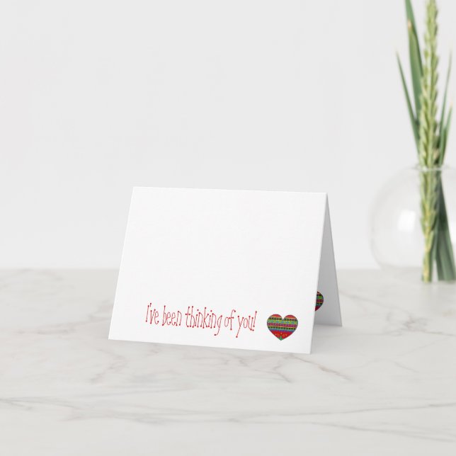 Ich habe an dich gedacht karte (Vorderseite)