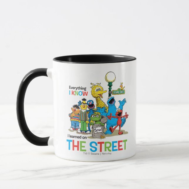 Ich habe auf der STRASSE gelernt Tasse (Links)