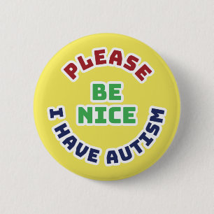 Ich habe Autismus Button