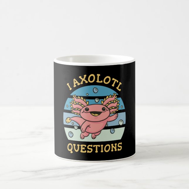 Ich habe axolotale Fragen Kaffeetasse (Mittel)