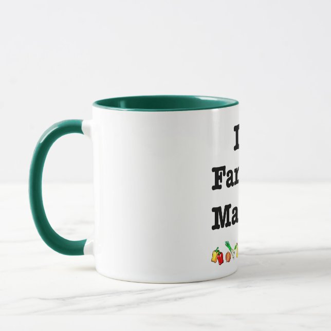 Ich habe Bauern-Märkte gehört Tasse (Links)