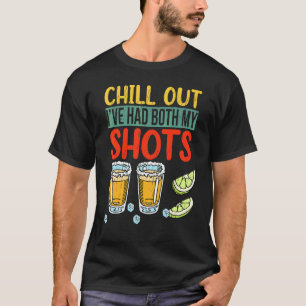 Ich habe beide Shots geimpft Spaß T-Shirt