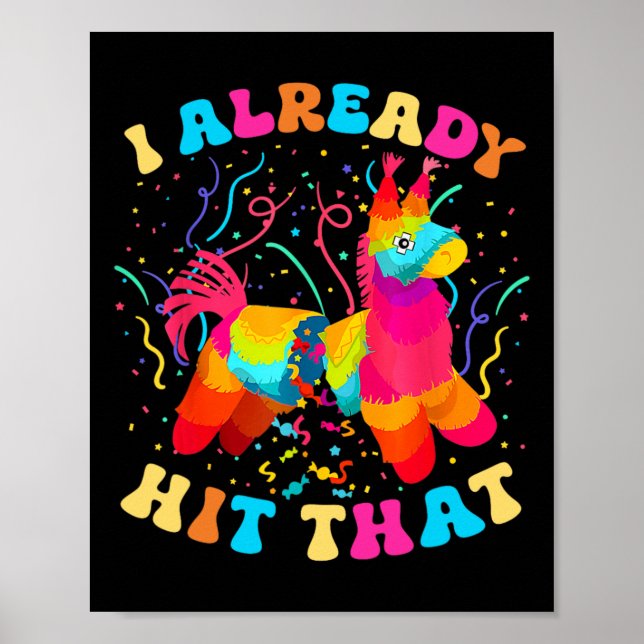 Ich habe bereits getroffen, dass lustige Cinco De  Poster (Vorne)