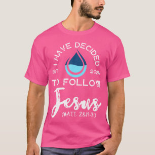 Ich habe beschlossen, Jesus 2024 Schwarz zu folgen T-Shirt