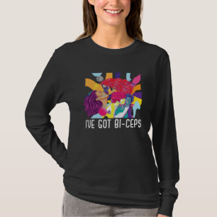 Ich habe Bi-Ceps Bisexueller Stolz Bodybuilder LGB T-Shirt