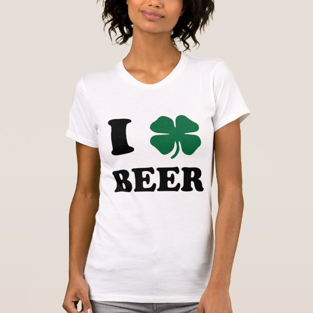 Ich habe Bier gehört T-Shirt (Vorderseite)
