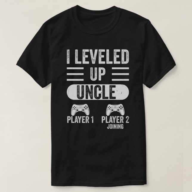 Ich habe bis zu Onkel Gamer Player 1 Spieler 2 Mit T-Shirt (Design vorne)