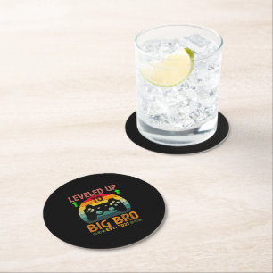 Ich habe bis zum Big Brother 2021 Gamer-Geschenk g Runder Pappuntersetzer