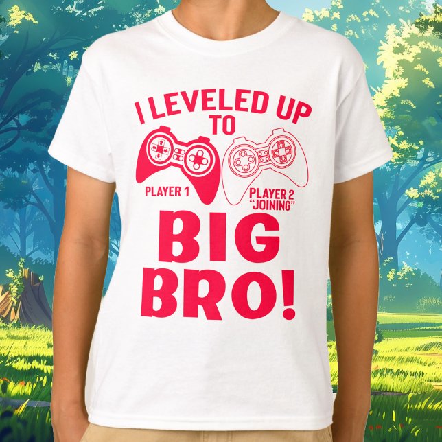 "ICH HABE BIS ZUM GROSSEN BRO AUFGEHOBEN! Gamer Ba T-Shirt (Big Bro Tee)