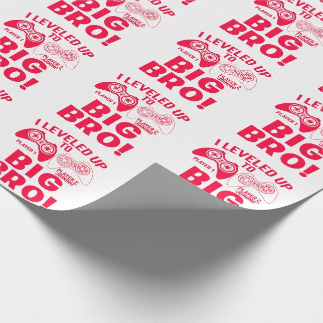 "ICH HABE BIS ZUM GROSSEN BRO AUFGEHOBEN! GESCHENKPAPIER (Ecke)