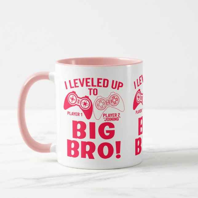"ICH HABE BIS ZUM GROSSEN BRO AUFGEHOBEN! TASSE (Links)