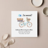 Ich habe Boho Chic Moving Address Ankündigung