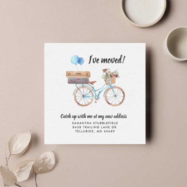 Ich habe Boho Chic Moving Address Ankündigung (Von Creator hochgeladen)