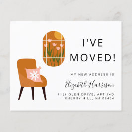 Ich habe Boho Terracotta Moving Ankündigung