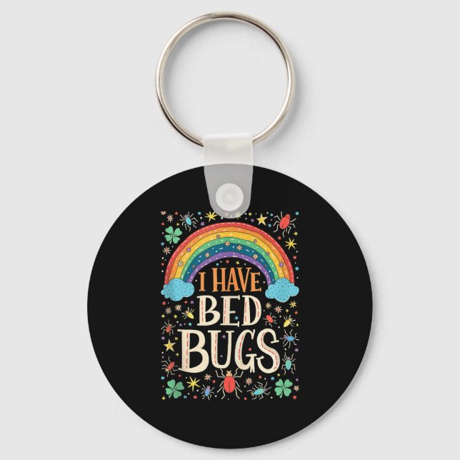 Ich habe Bugs Funny Retro Offensive ungeeignet Schlüsselanhänger (Vorderseite)