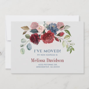 Ich habe Burgundy Botanische Flora übertragen Ankündigung