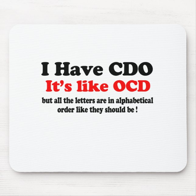 ich habe cdo mousepad (Vorne)