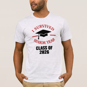 Ich habe das Abschlussjahr Klasse von 2026 bestand T-Shirt