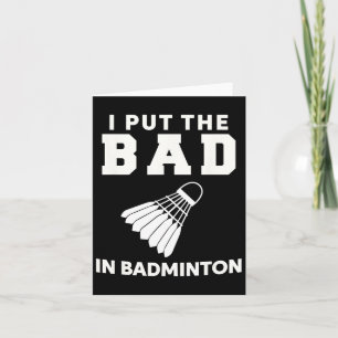 Ich habe das Bad in Badminton 3 gelegt Karte