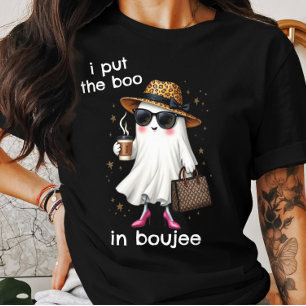 Ich habe das Boo in Boujee Geist Coquette Hallowee Tri-Blend Shirt