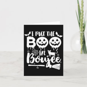 Ich habe das Boo in Boujee lustiges Halloween Karte